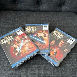 Star Wars Prequel Trilogy DVDs - Unopened